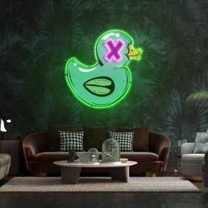 Naughty Duck LED neon sign
