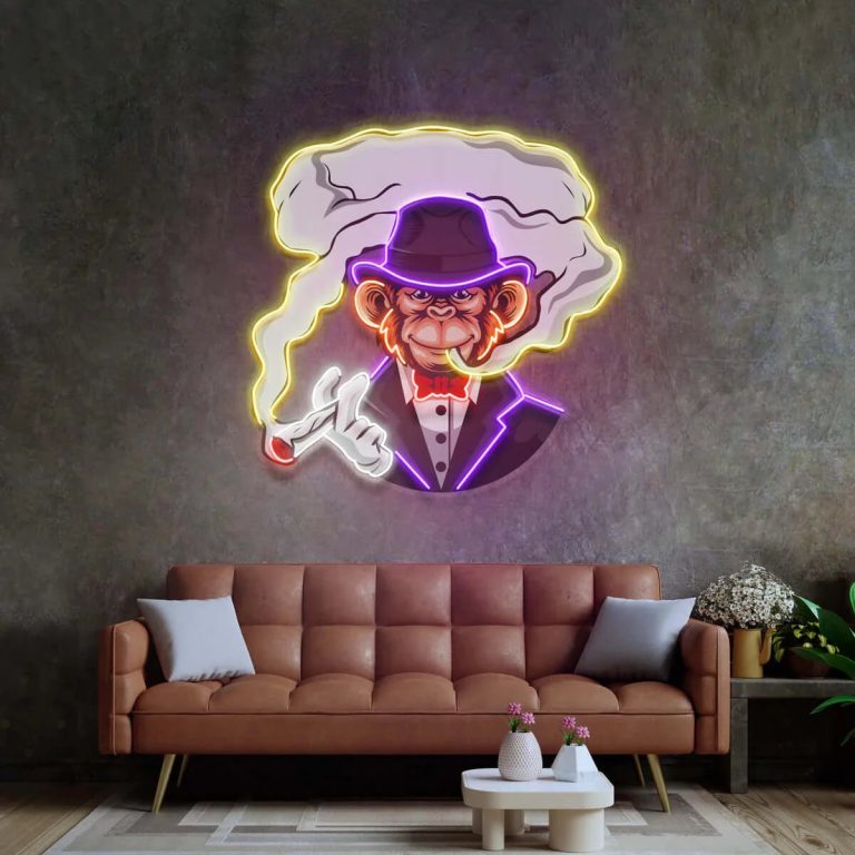 Boss Monkey LED neon sign