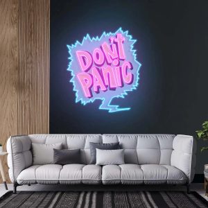 Don’t Panic LED neon sign