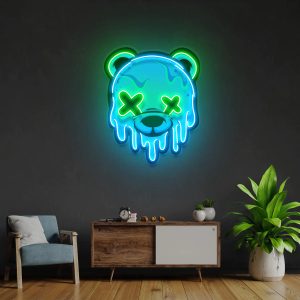 Toxic Bear LED neon sign