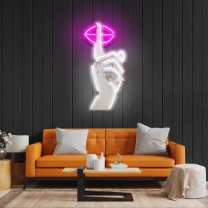 SHHH! LED neon sign