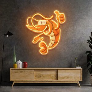 SHRIMPY LED neon sign