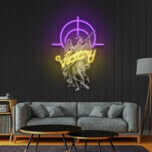 Victory Angel LED neon sign
