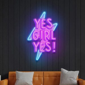 Yes Girl Yes! LED neon sign