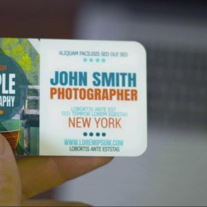 Aluminum Business Cards (Hard Cards) product photo