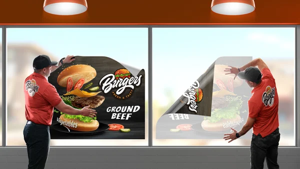 window cling from GetQuickSigns