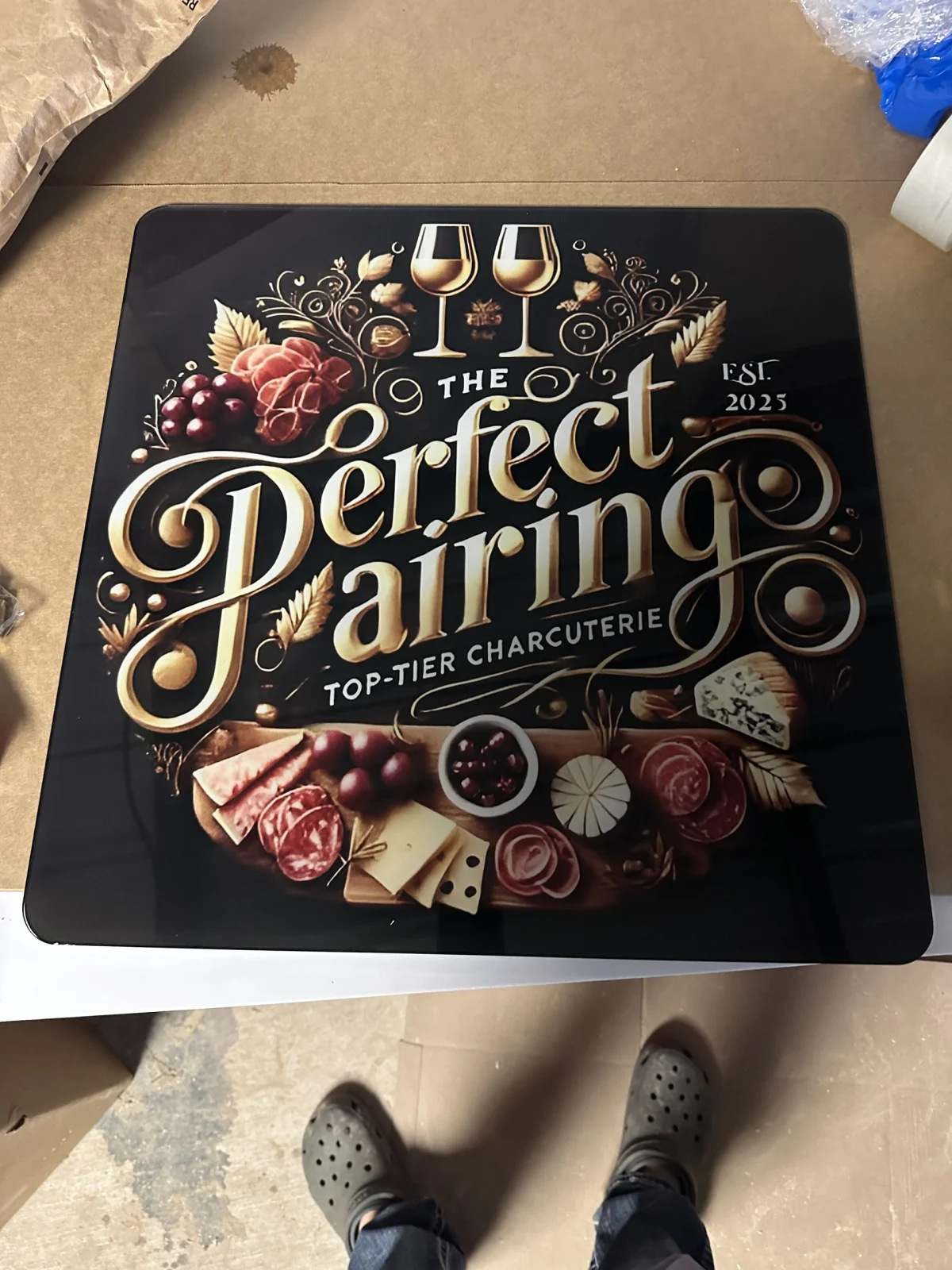Custom Printed Acrylic Sign detail photo 3