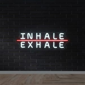 Inhale Exhale – Gym LED Neon Sign