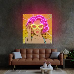 Damn Girl! LED neon sign